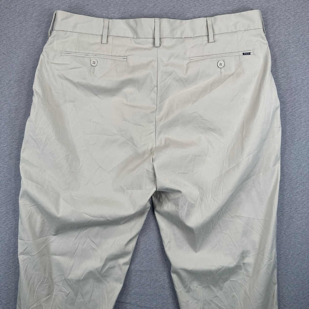 Polo Ralph Lauren Performance Chino‎ Pants Mens 36/32 Khaki Stretch Classic Fit